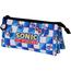Sega - Sonic the Hedgehog - Portatodo triple azul Sonic The Hedgehog