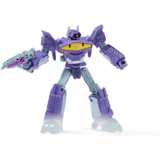 Transformers - Juguetes Transformers Earthspark - Figura Deluxe de Robot Shockwave ㅤ