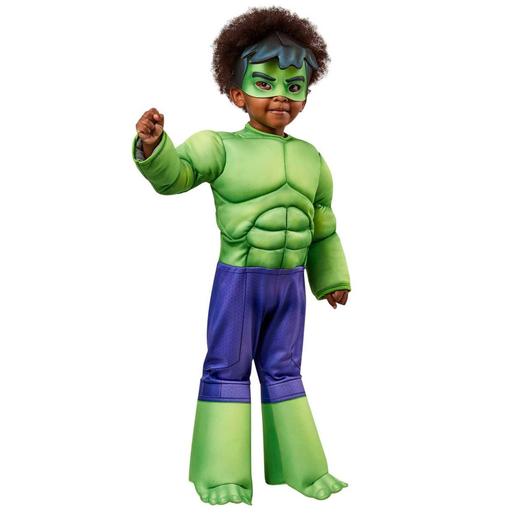 Marvel - Hulk - Disfraz infantil Hulk y Spidey Amazing Friends talla 3-4 ㅤ