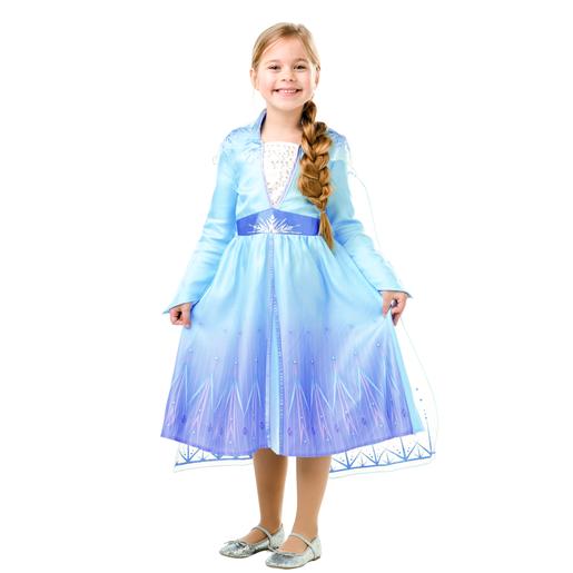 Frozen - Disfraz Infantil Elsa Travel Frozen II 5-7 Años