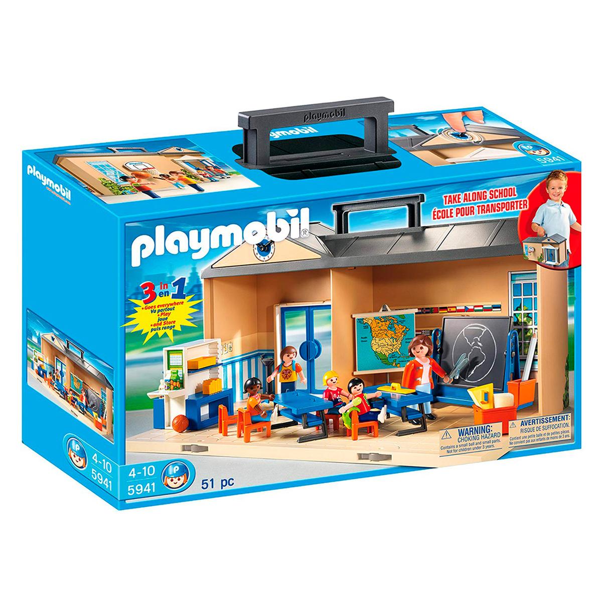 Playmobil - Escuela Maletín - 5941 | Producto Promocional | Toys"R"Us