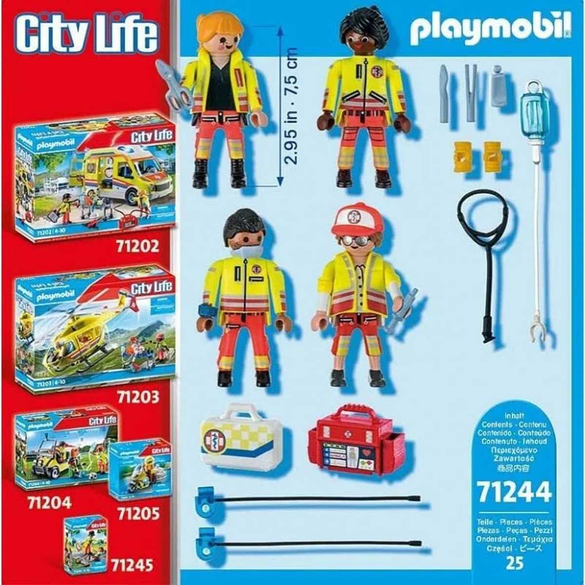 Playmobil - Equipo de rescate City Life Playmobil ㅤ, City Life Vida En La  Ciudad