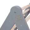MeowBaby - Escalera de madera Montessori color gris escalada para niños