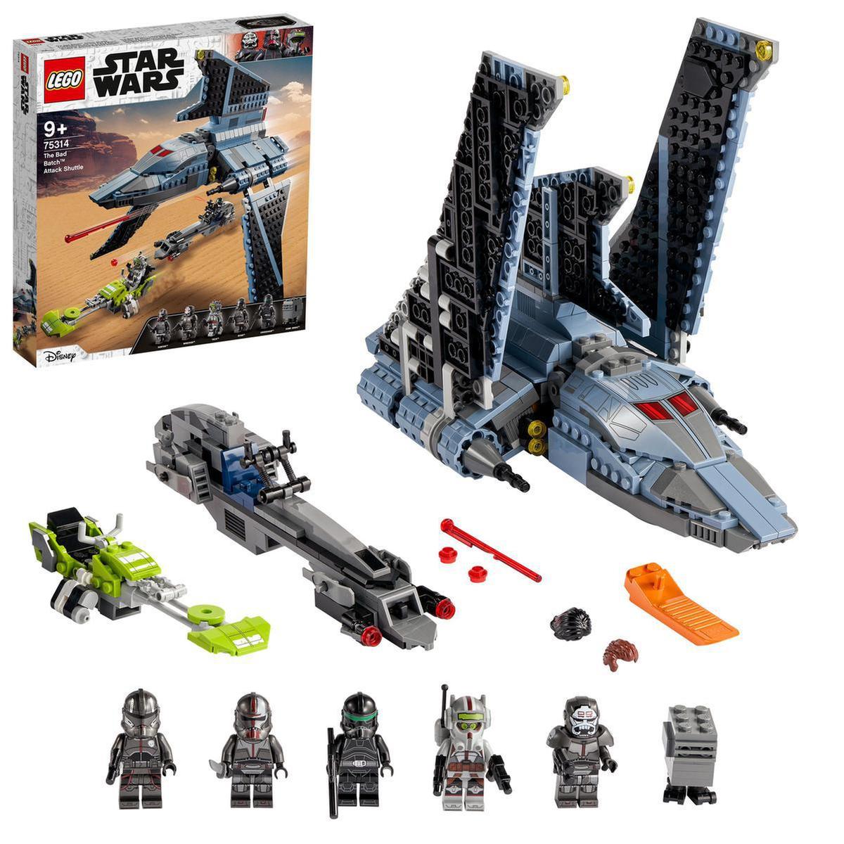 piel Fuera de plazo invención LEGO Star Wars - The Bad Batch: lanzadera de ataque - 75314 | Lego Star Wars  | Toys"R"Us España