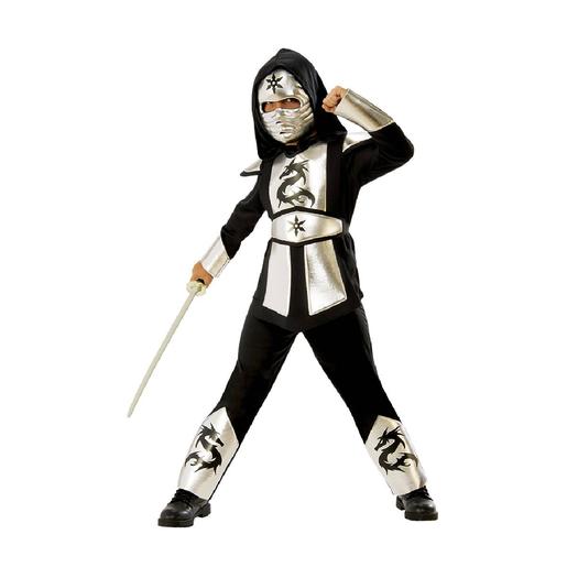 Disfraz infantil - Dragon ninja silver 5-6 años