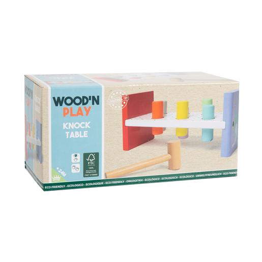 WoodnPlay - Banco de piezas de madera con martillo