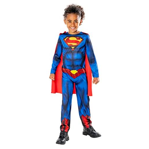 DC Cómics - Superman - Disfraz Eco-friendly Superhéroe con Capa XS ㅤ