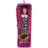Barbie - Muñeca Barbie Fashionista con vestido de margaritas y audífono ㅤ