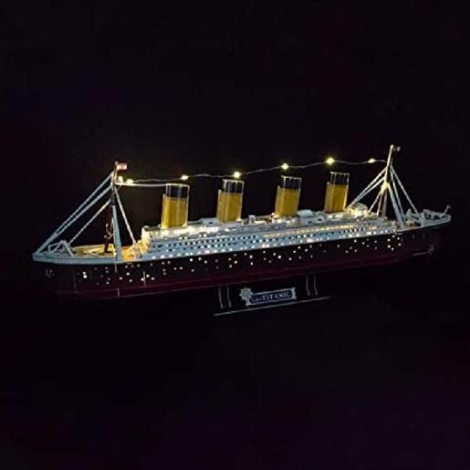 Puzzle Titanic 3D LED