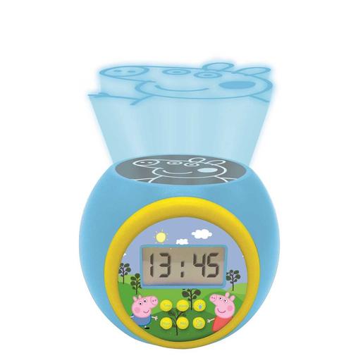 Lexibook - Peppa Pig - Reloj despertador con proyección