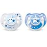 Philips Avent - Pack 2 Chupetes Nocturnos (6-18 Meses) - SCF176/22