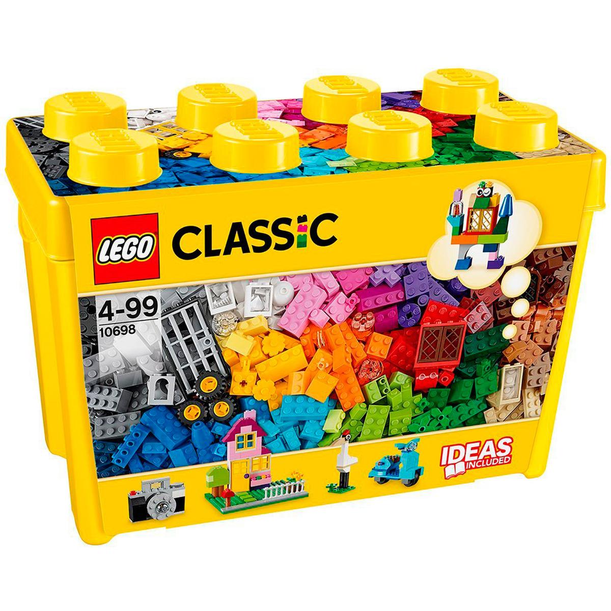LEGO Classic - Caja de Ladrillos Creativos Grande - 10698, Lego Bloques Y  Bases