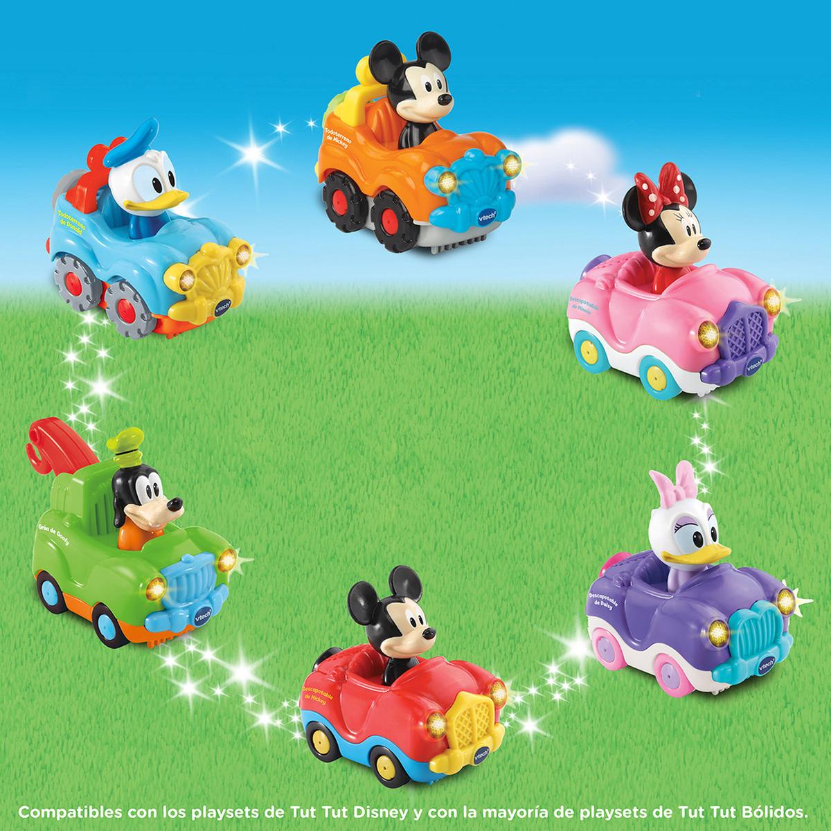VTech Tut Tut Bolides Vehicules Mickey Et SES Amis Assortis vehículo de Juguete 1 año Niño/niña 3 año AAA Francés s Vehículos de Juguete s 
