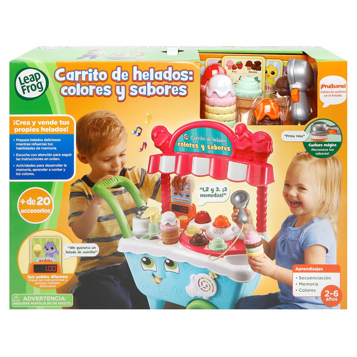 pivote camuflaje Un pan Cefa - Carrito de Helados Colores y Sabores | Leapfrog | Toys"R"Us España