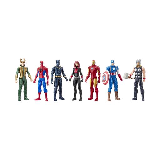 Marvel - Los Vengadores - Pack de figuras Titan Hero