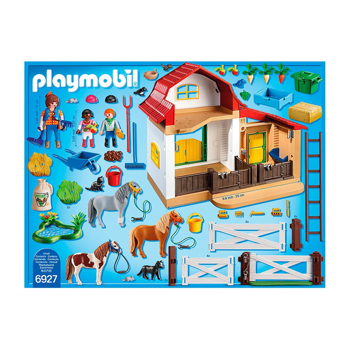 6927 poneys - Playmobil ferme - Playmobileros - Tienda de