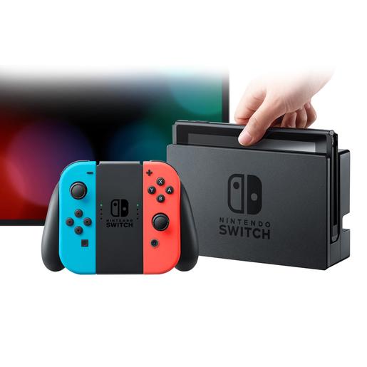 Nintendo Switch - Consola Azul y Rojo Neón