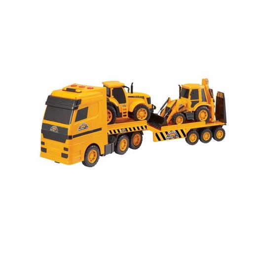 Motor & Co - Camión de transporte y 2 vehículos de construcción