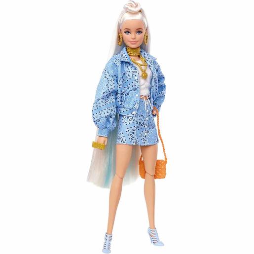 Barbie - Muñeca Extra - Conjunto estampado bandana