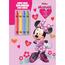 Disney - Minnie Libro para colorear con ceras y pegatinas