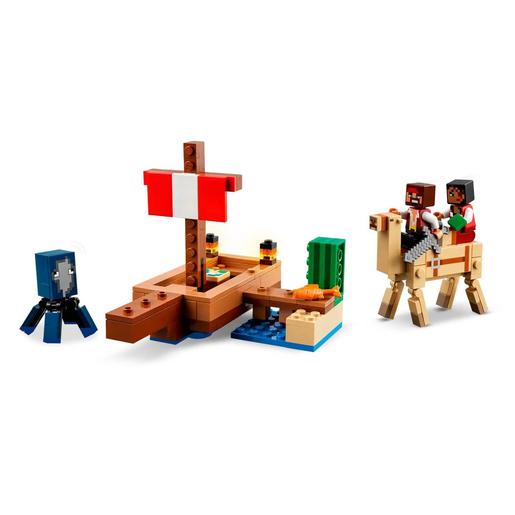 LEGO Minecraft - El Viaje en el Barco Pirata - 21259