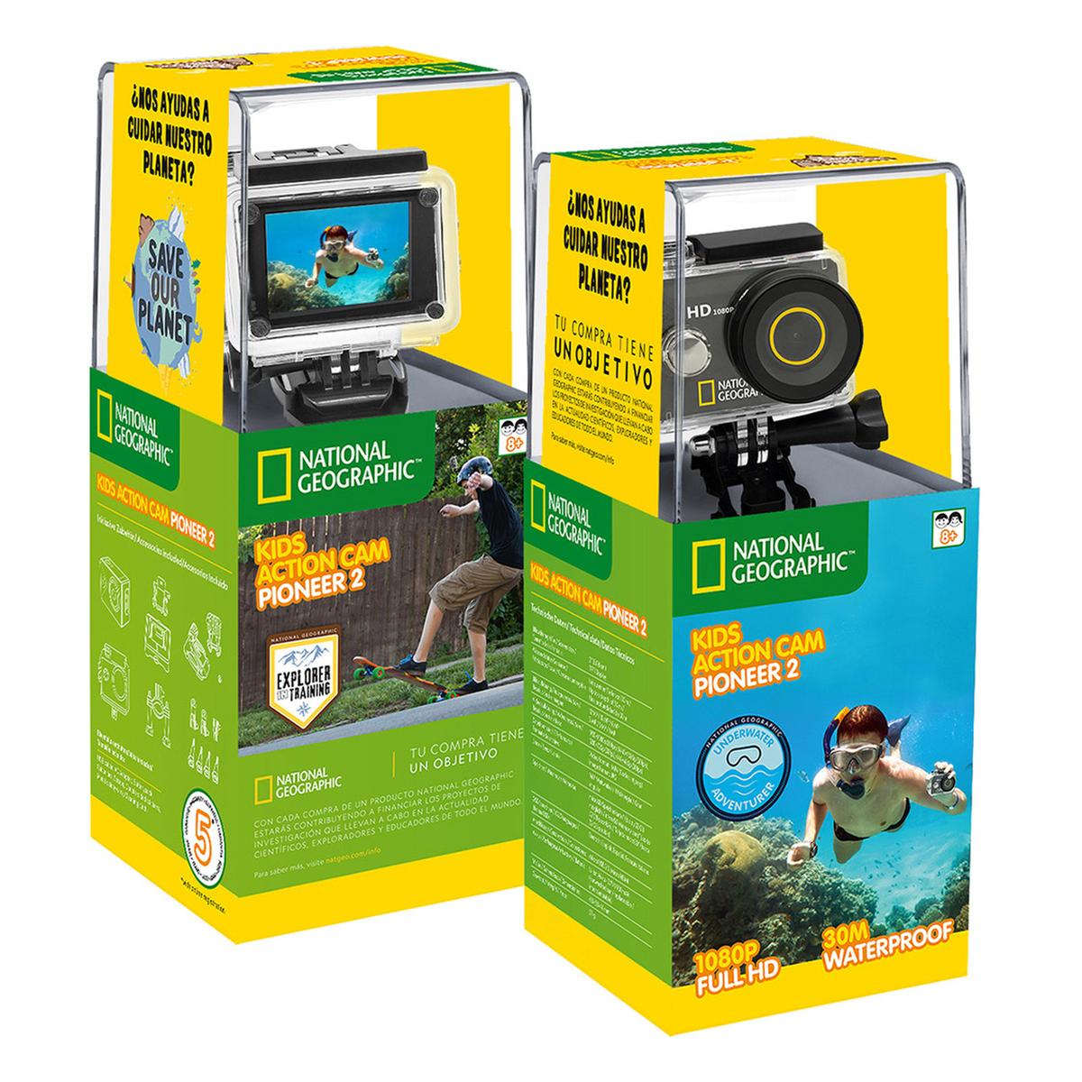 National Geographic - Action Cam Pioneer 2 Jugamos en verde Toys"R"Us España