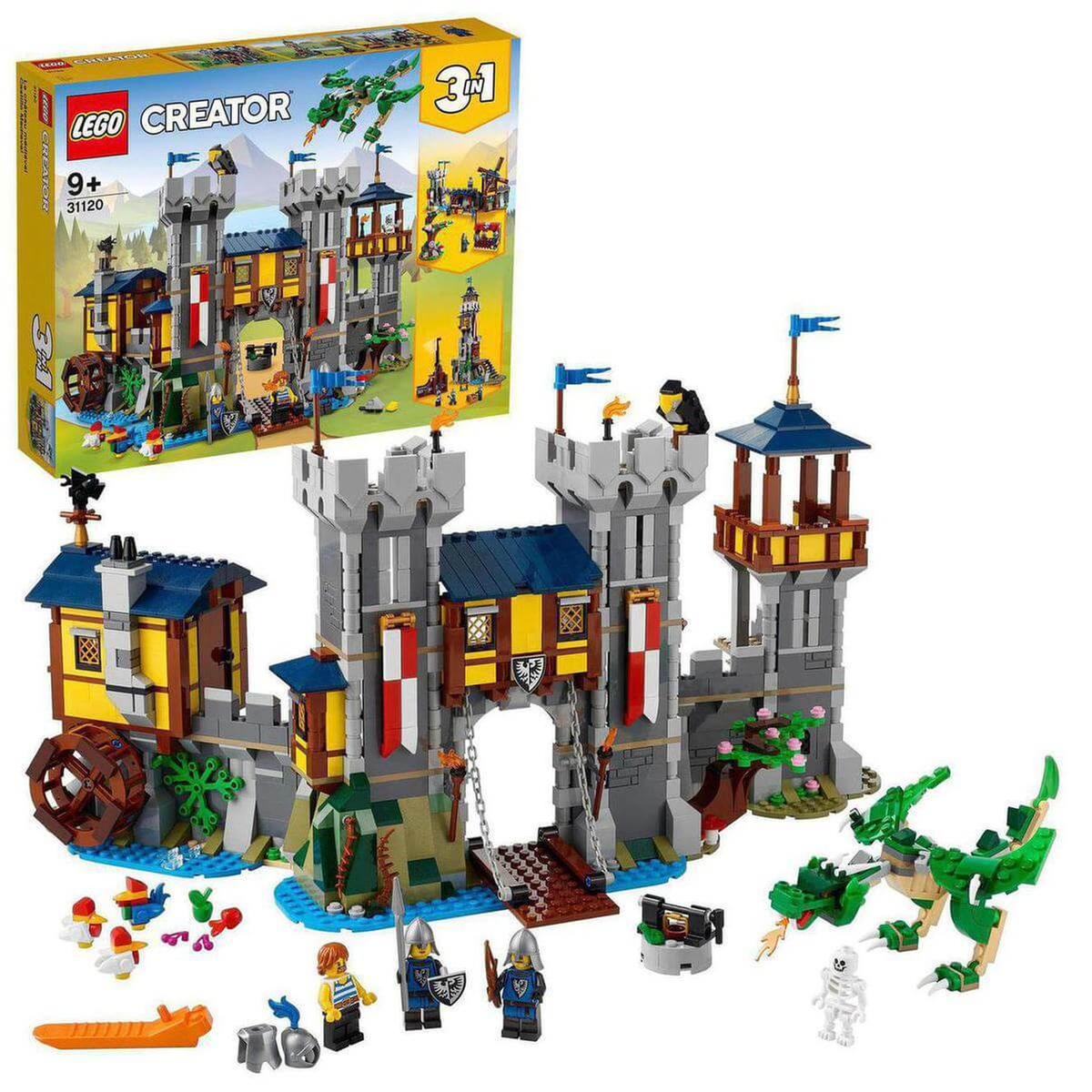 LEGO Creator - Castillo medieval 3 en 1 - 31120, Lego Creator