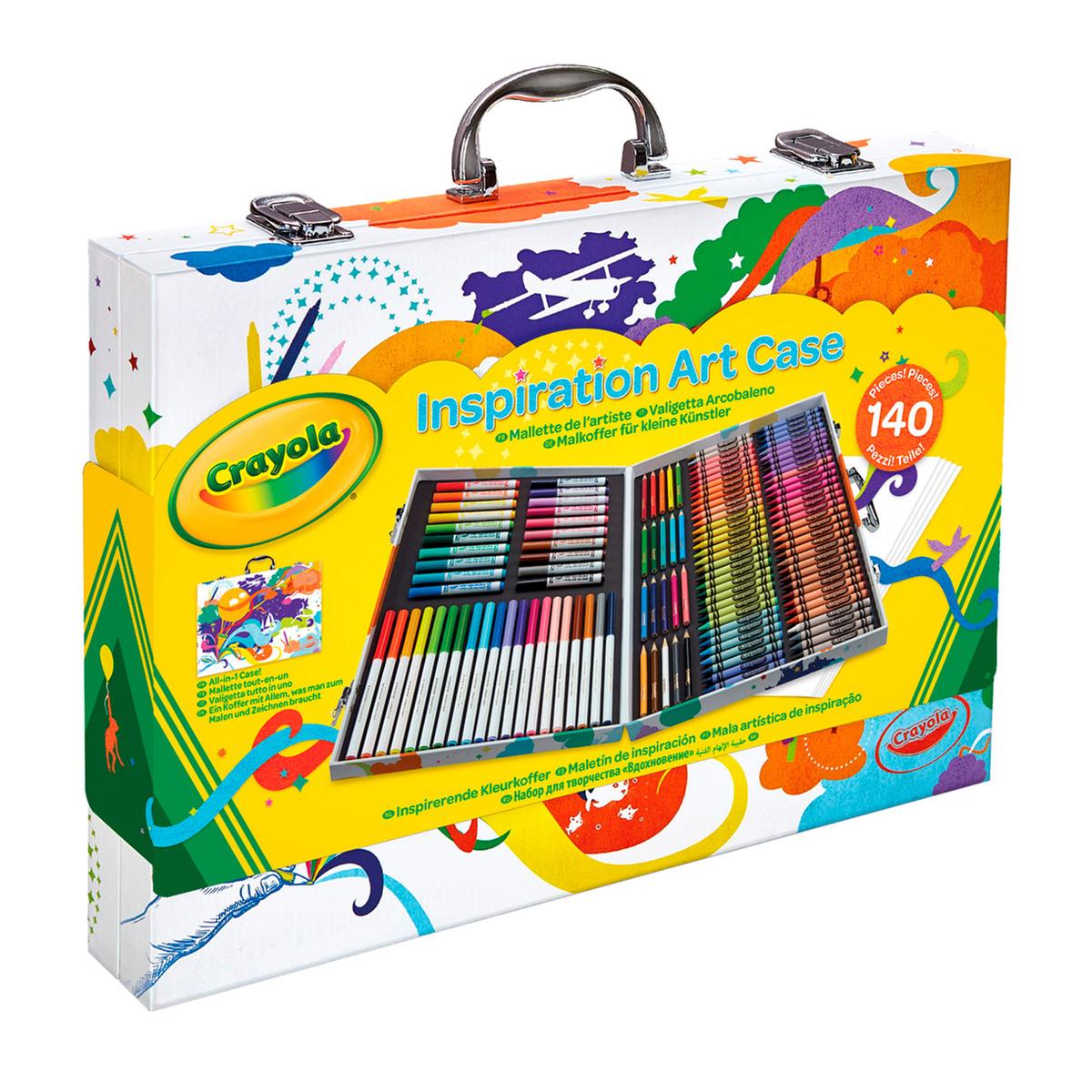 Crayola - Maletín del Artista Arcoíris 140 Piezas, Crayola Actividades
