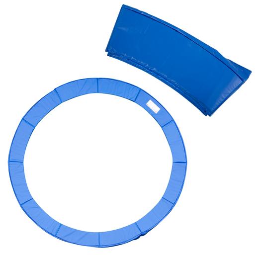 Homcom - Funda acolchada de protección borde camas elásticas 366 cm Azul