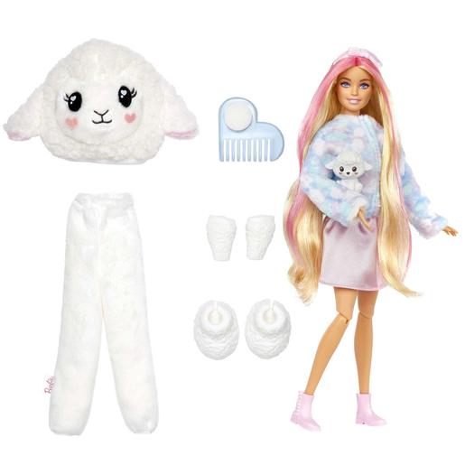 Barbie - Muñeca articulada con disfraz de oveja y accesorios sorpresa de moda ㅤ