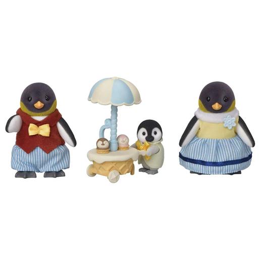 Sylvanian Families - Familia Pingüino: casa de muñecas y paseo familiar