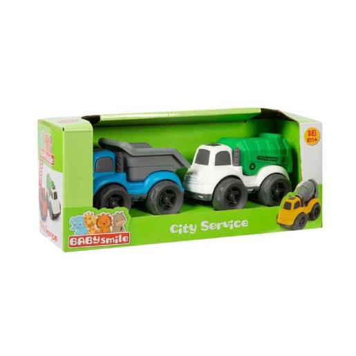 Baby Smile - Pack 2 camiones de servicios (varios modelos)