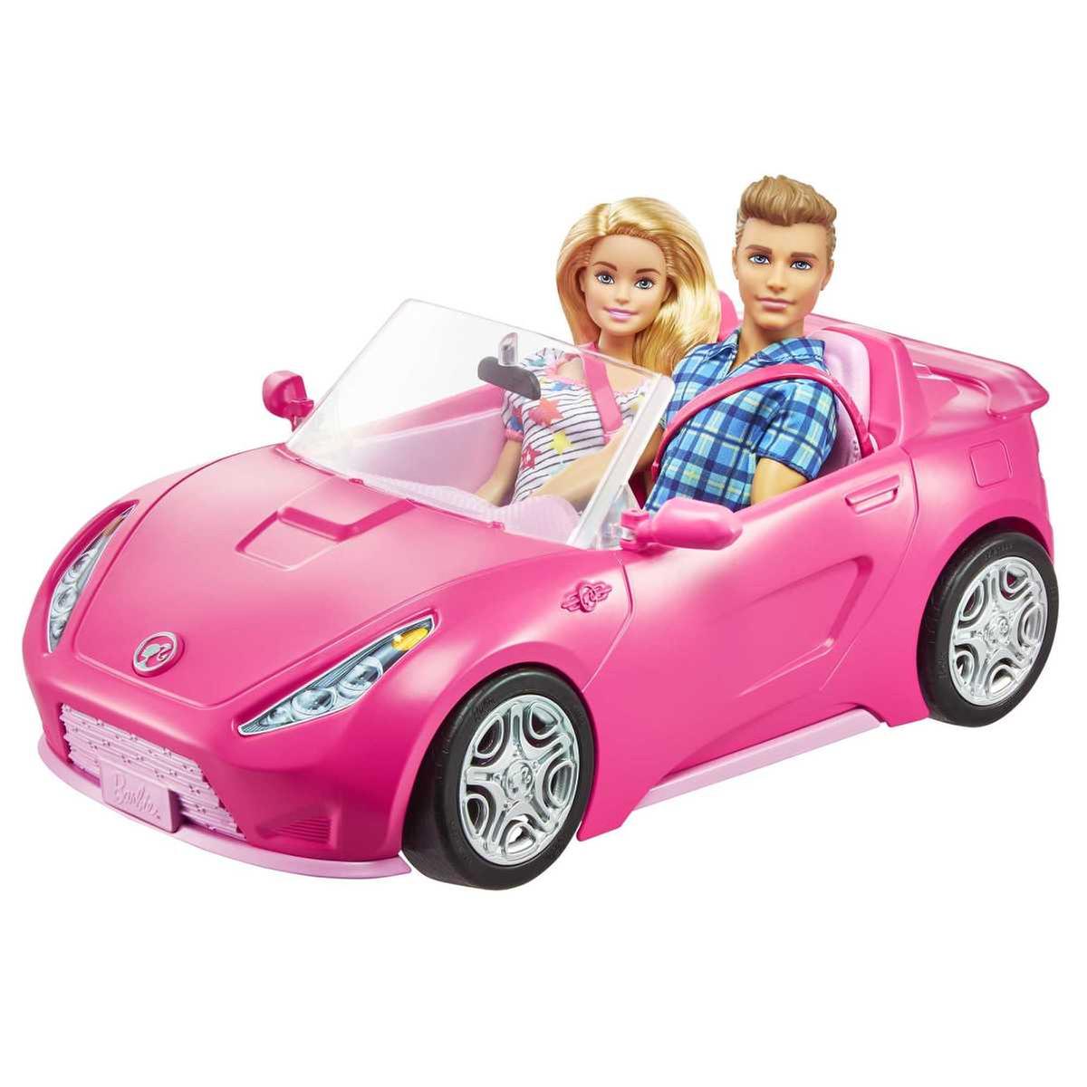 Barbie - Barbie y Ken con vehículo y armario, Vehiculos