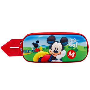 Mickey Mouse - Portatodo doble 3D Let's Go