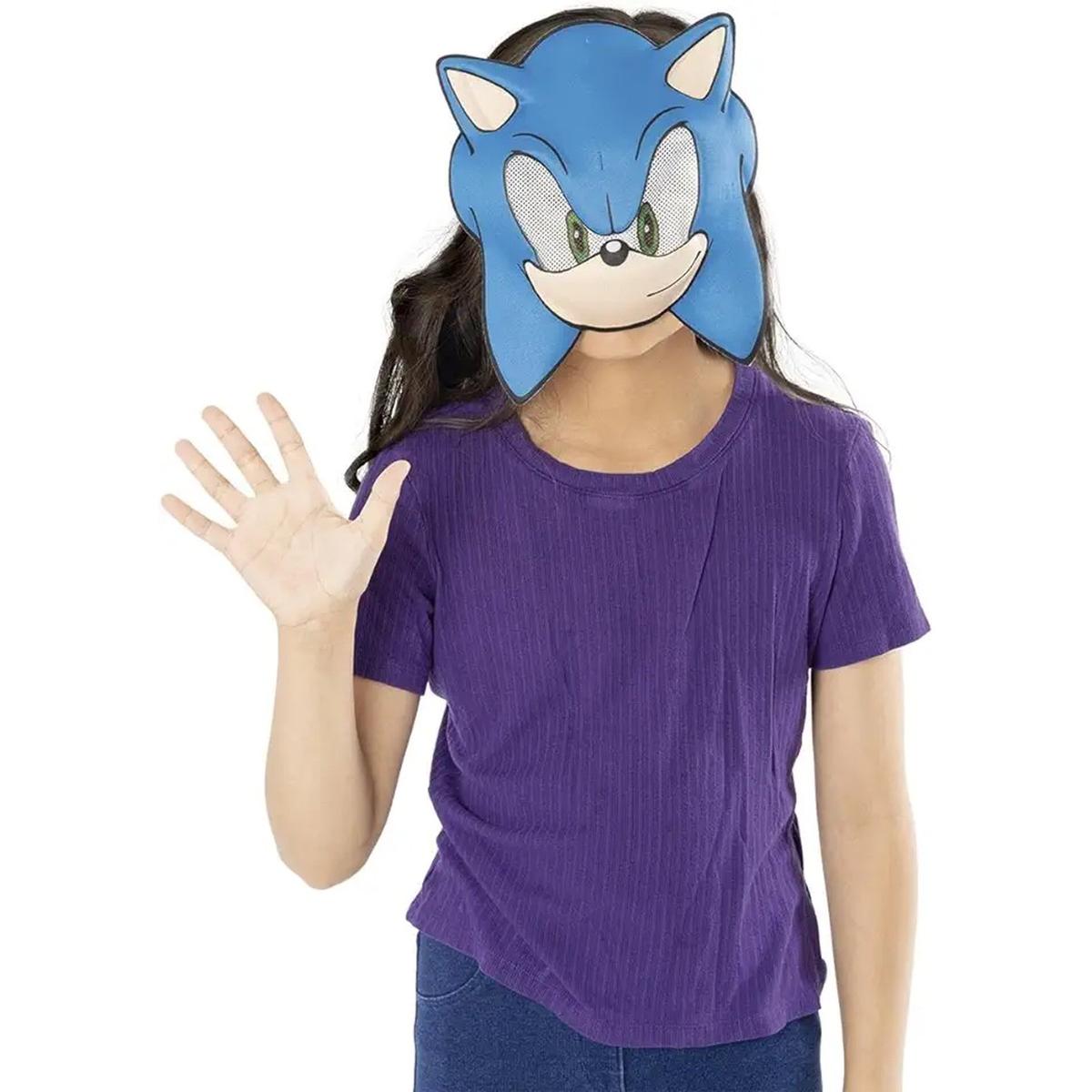 Rubie's - Sonic the Hedgehog - Máscara Sonic para disfraces de Carnaval y  Halloween XS ㅤ, Carnaval Accesorio