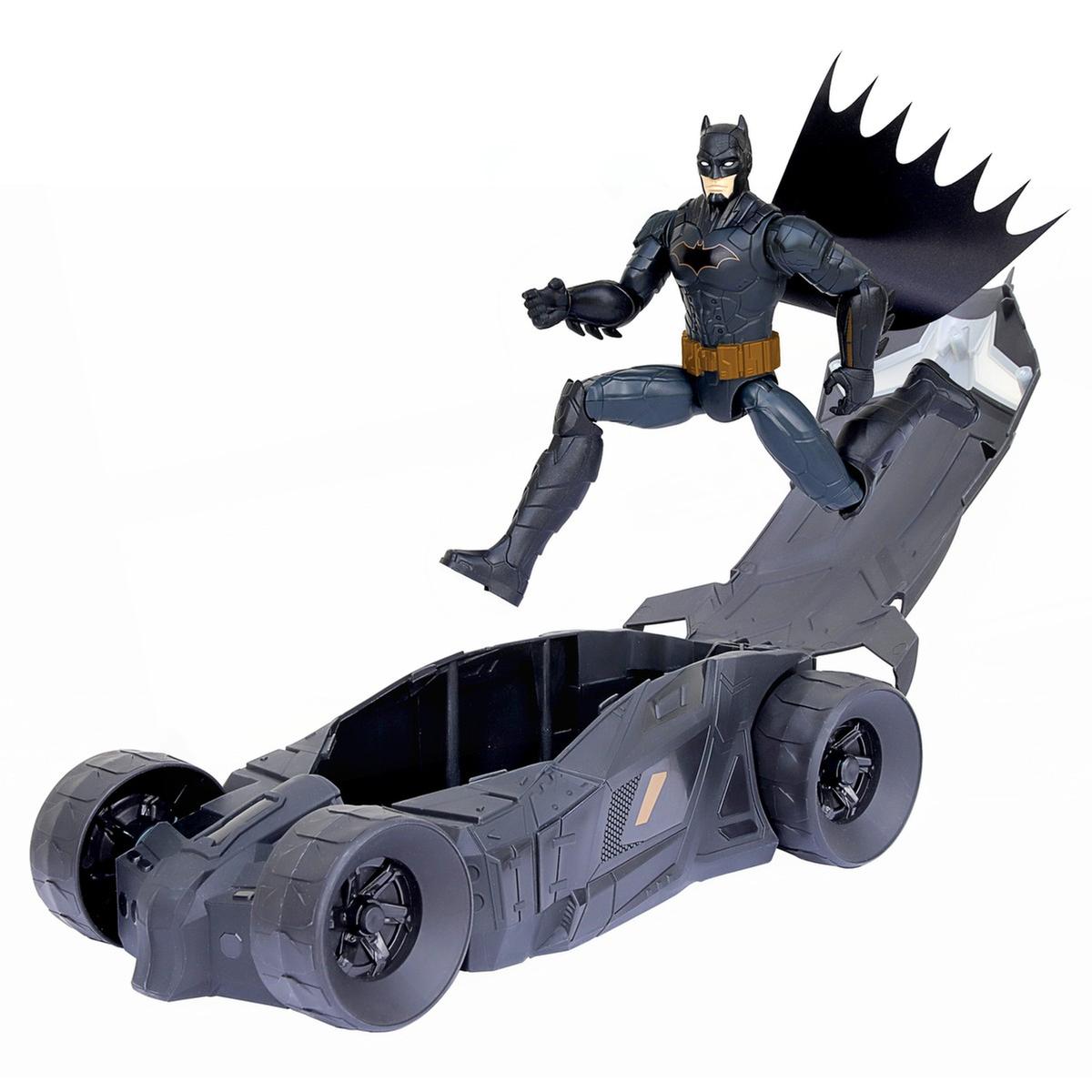 Dc comics - Batman - Set Batimóvil y figura de acción de Batman 30 cm ㅤ, Dc