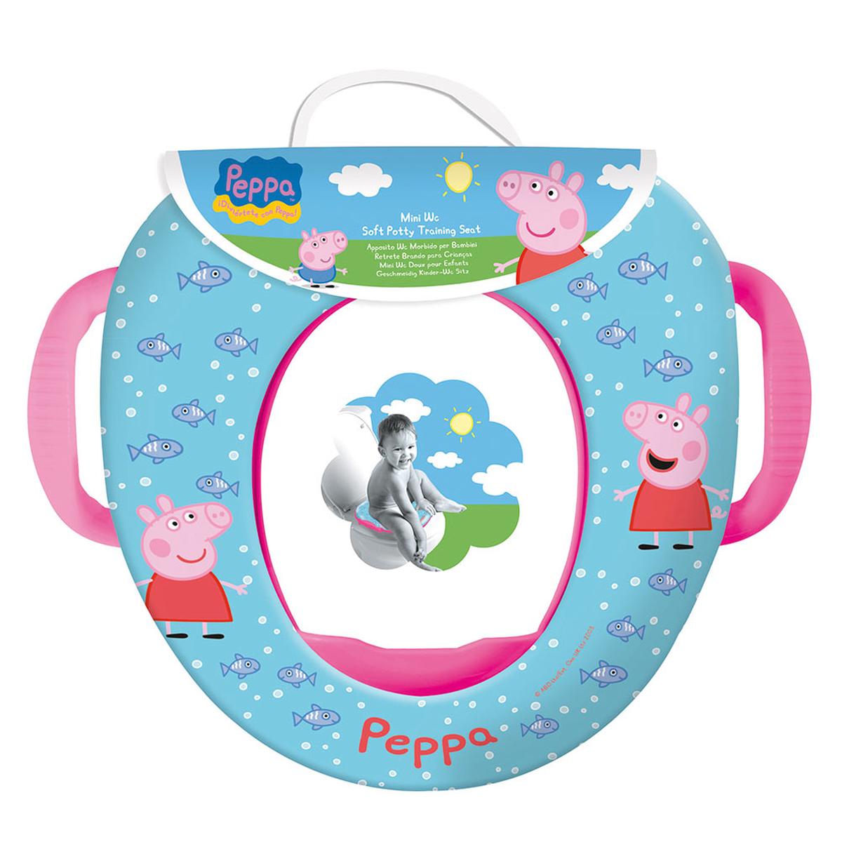 Peppa Pig - Reductor WC con Asas  Orinales y Adaptadores de WC