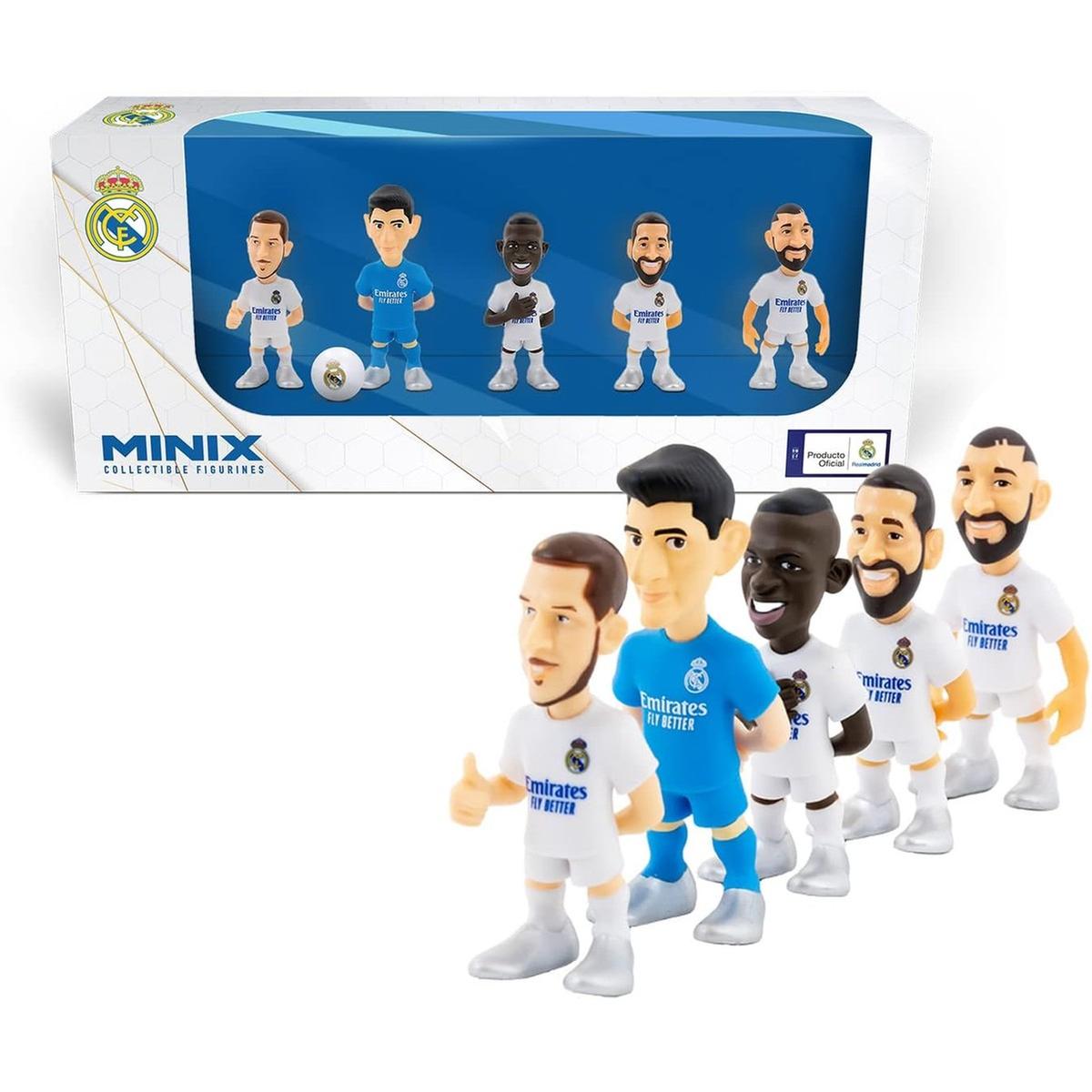 Real Madrid CF - Pack de 5 figuritas de jugadores del Real Madrid