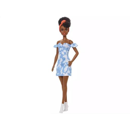 Barbie - Muñeca fashionista - vestido vaquero decolorado