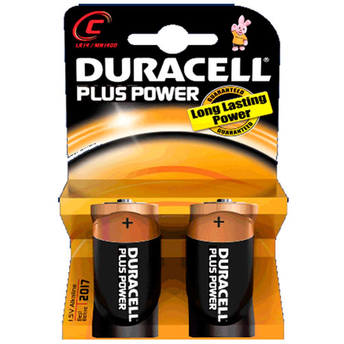 Duracell - Pilas Duracell Plus tipo C (LR-14), C Pilas
