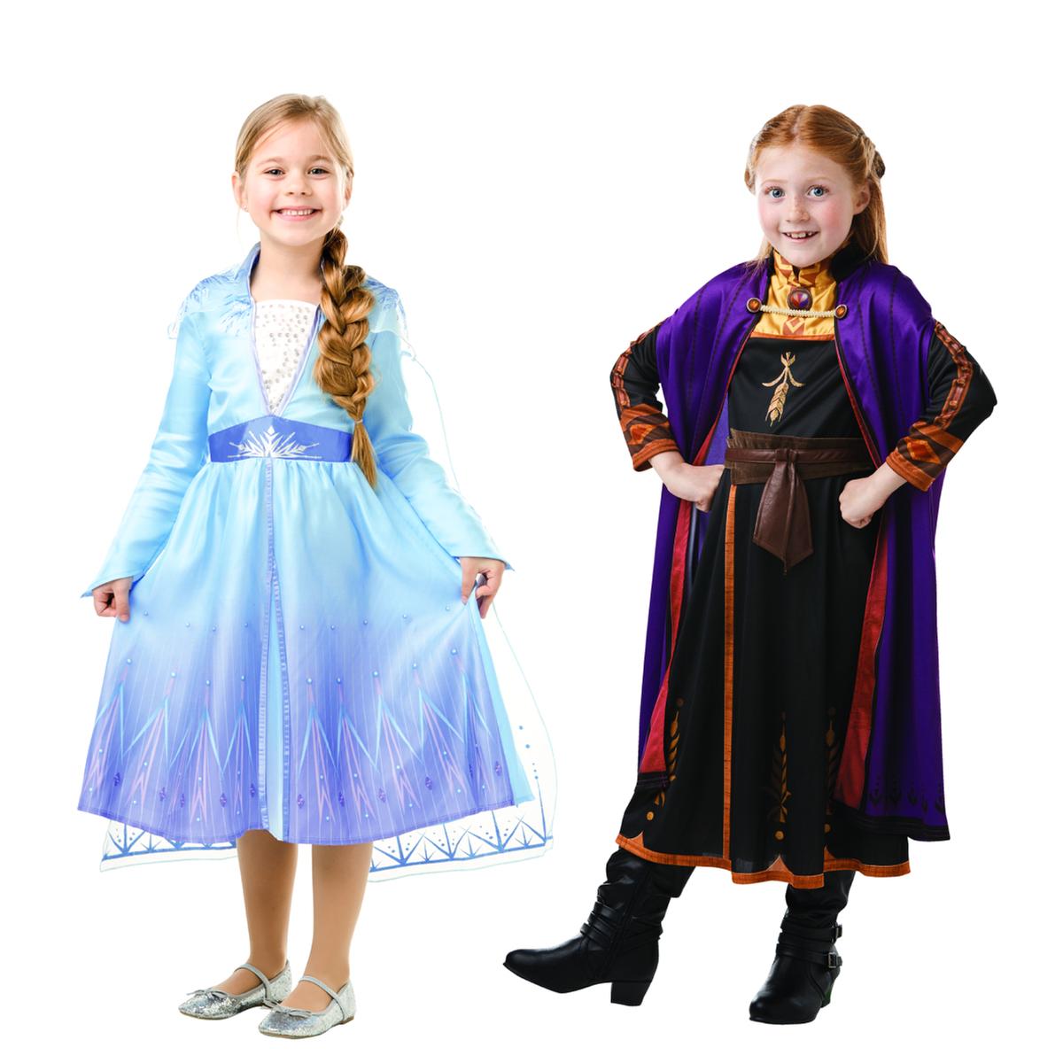 Perceptivo Geometría Anémona de mar Frozen - Disfraz Infantil - Pack 2 Disfraces Elsa y Anna Frozen II 3-4 años  | Dp Disfraces Frozen | Toys"R"Us España