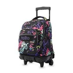 Mochila escolar ruedas Totto Renglones