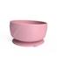 Bol de silicona con ventosa rosa
