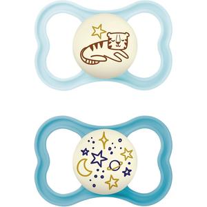 MAM Pack 2 chupetes Supreme Night silicona mate +6 meses