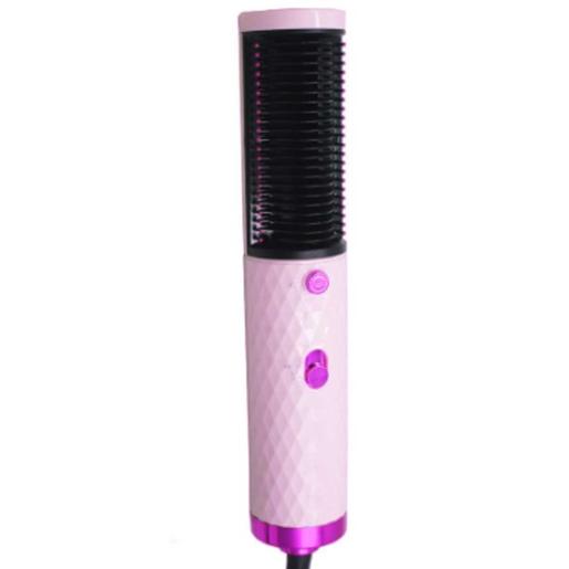 Cepillo secador y alisador de pelo cerámico HS818 rosa