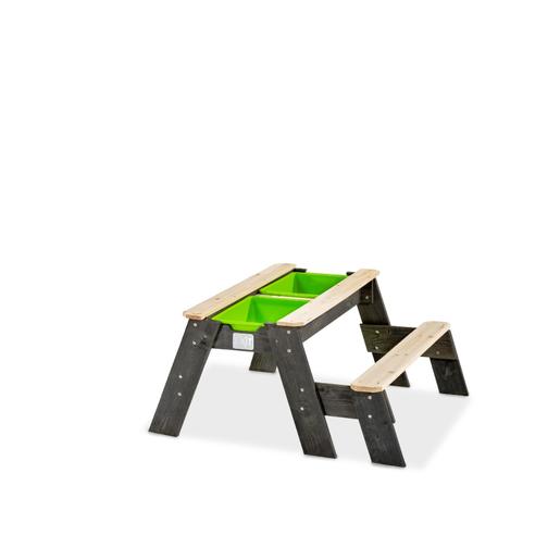 Exit - Mesa de juegos y picnic en madera Aksent 1 banco