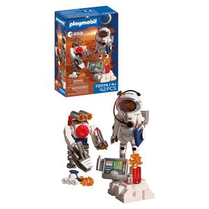 Set de Juguete Playmobil 72014 Astronauta ESA con Robot de Asistencia