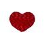 Peluche Corazón Rojo con Luz 35 x 33 cm