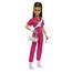 Barbie - Muñeca con Mono Rosa y Complementos de Moda ㅤ