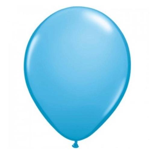 Bolsa con 20 globos azules medianos